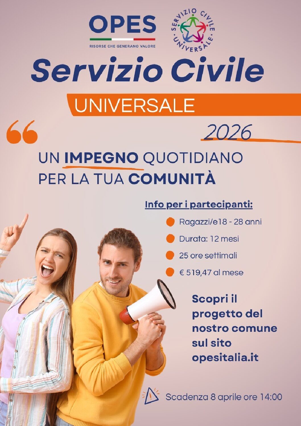 Servizio civile universale 2026